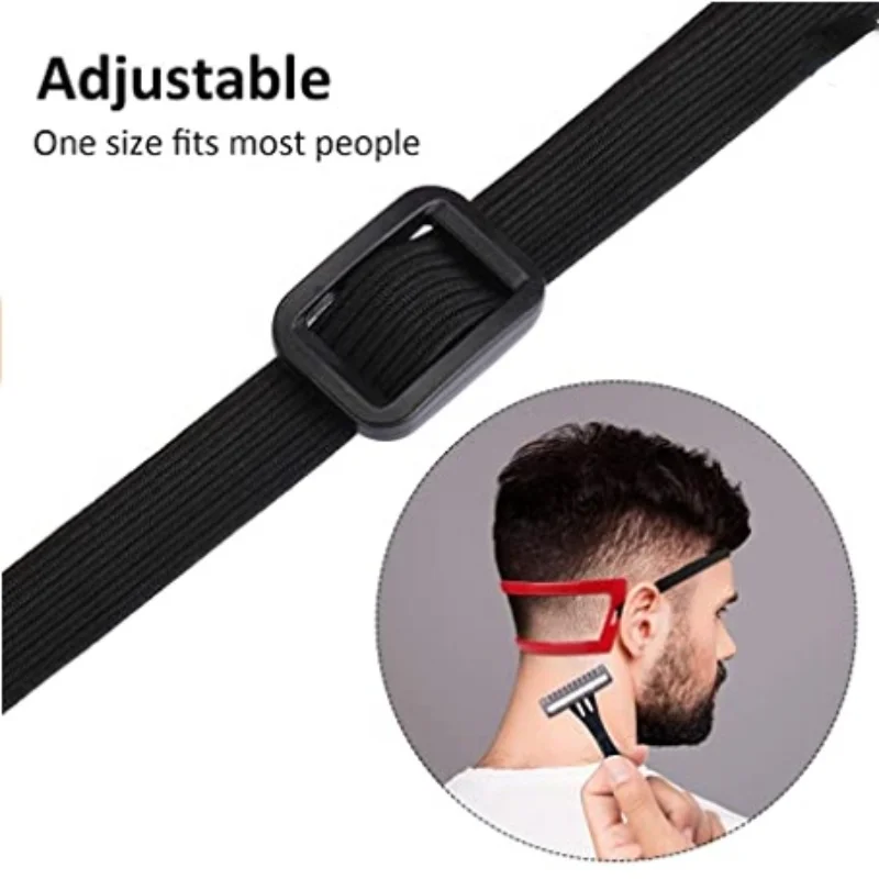 Men Neck Hair Trimming Ruler Neckline Guide Shaping Styling Beard Template Comb Neck Back Styler Shaping Ruler Barber Tools