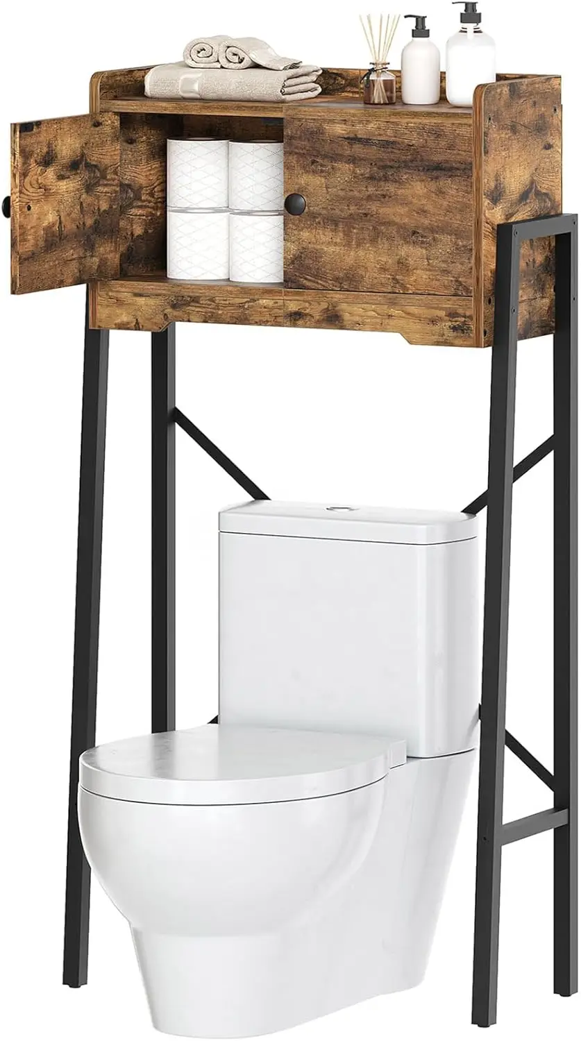 

Over The Toilet Storage Cabinet, Freestanding Above The Toilet Storage Cabinet, Over The Toilet Storage Rack with X-Shap