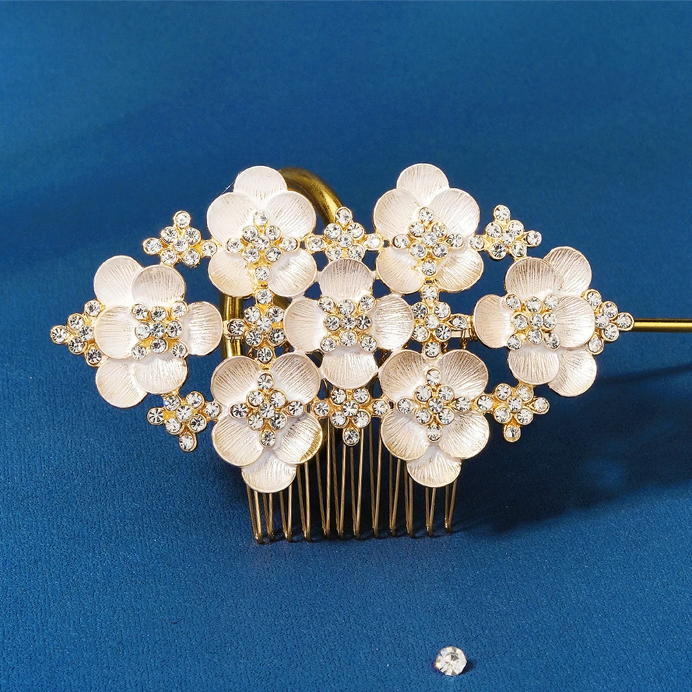

Vintage Hair Accessories Bridal Accessory Comb Decoration Side Combs Metal Miss