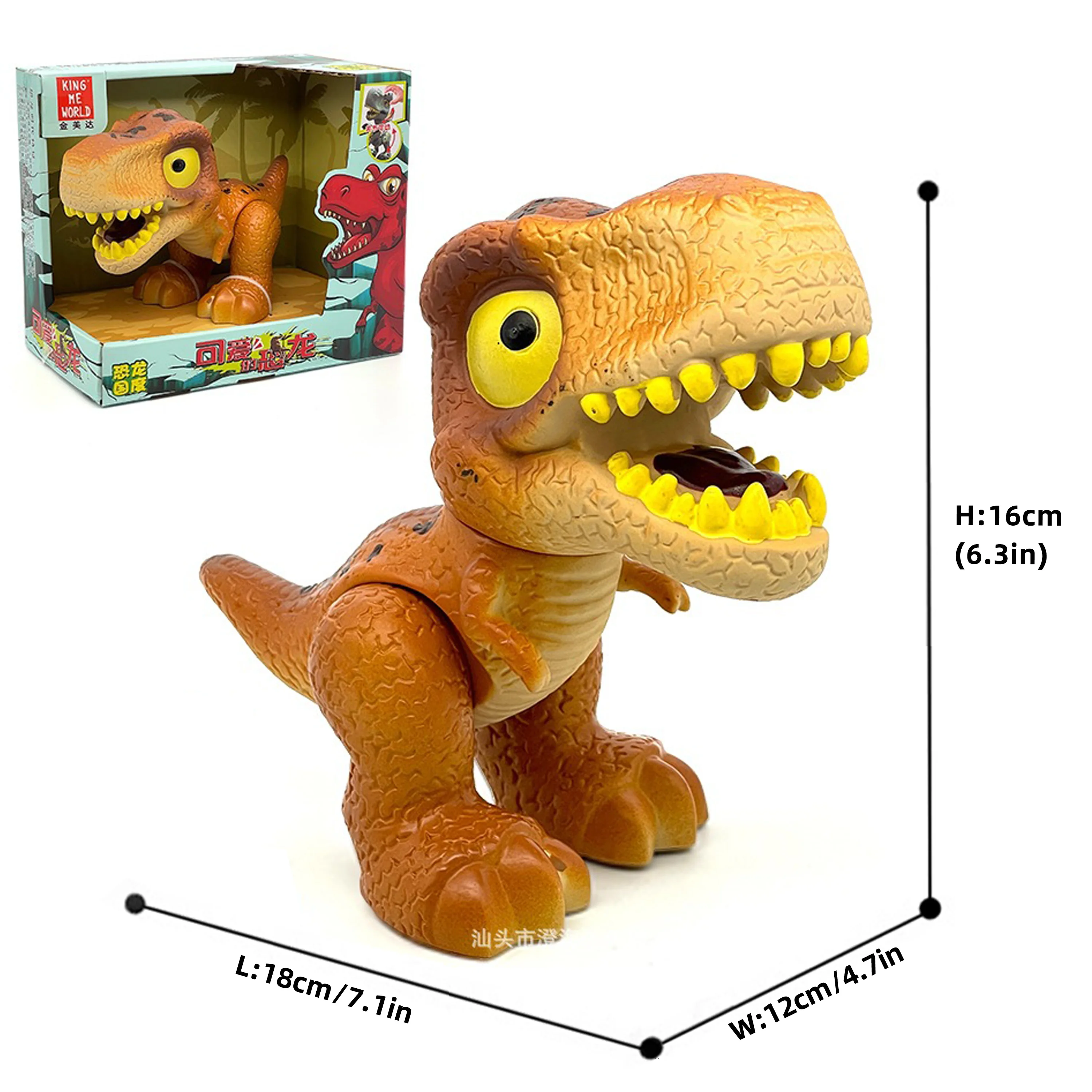 NEW Jurassic Dinosaurs Cute version T-Rex Velociraptor Stegosaurus Triceratops action figure animals dino Model Holidays KidsToy