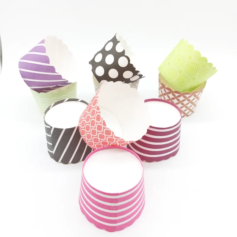 Disposable Paper Cupcake Cups Baking Cake Tools 2