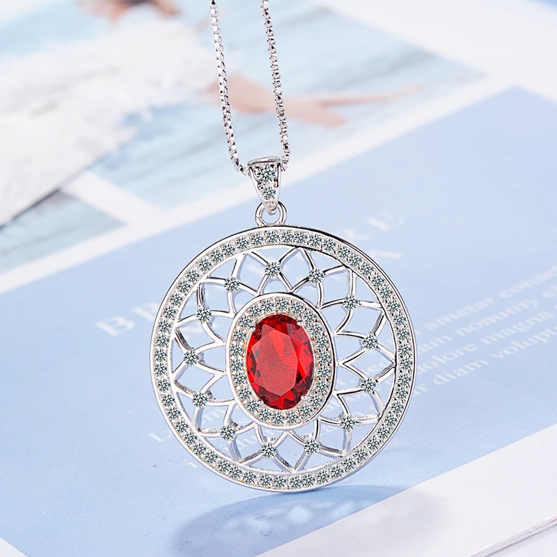 Anime SCP 963 Alloy Pendant Cosplay Jack Bright Horcrux Amulet Necklace Unisex Fashion Red Gem Jewelry Accessory Prop Xmas Gift