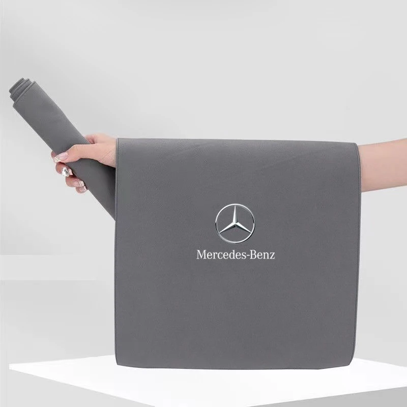 منشفة تنظيف السيارة من المايكروفايبر ، قماش تجفيف ناعم سميك ، منشفة غسل الجسم ، مرسيدس بنز AMG ، GLC ، GLB ، GLB ، gla ، CLA ، W206 ، W204 ، W205
