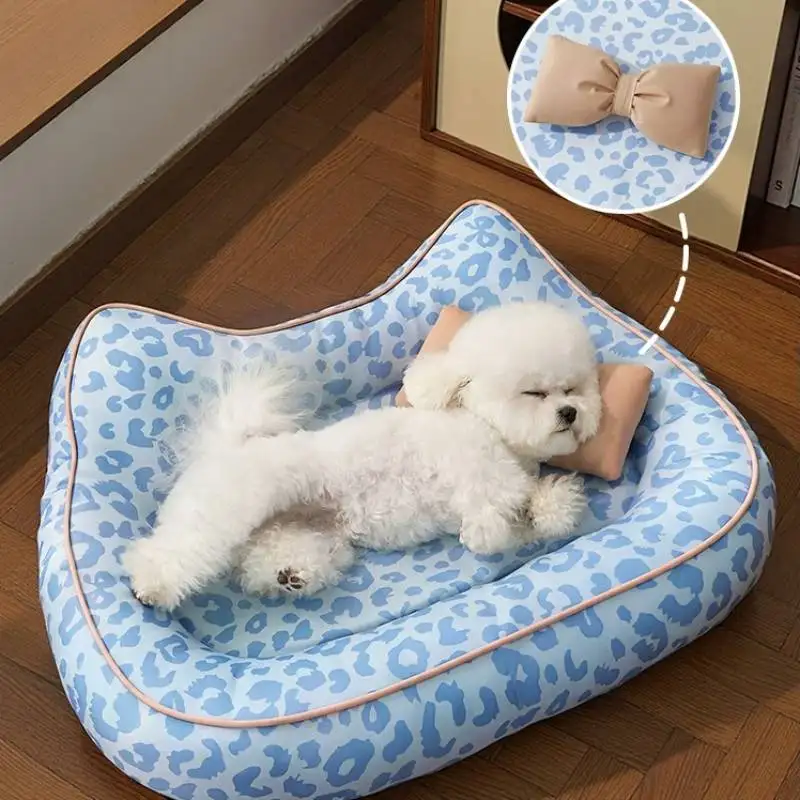Frenchie Unique Quality Dog Kennel Aesthetic Cute Memory Foam Dog Supplies Modern Designer Camas Para Perros Dog Furniture