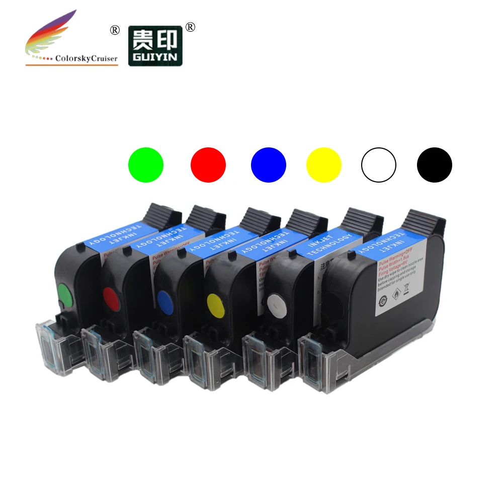 S127 Quick Dry Eco Solvent Inkjet Ink Cartridge for Smart Handy Inkjet Q R code Printer Coder 600DPI Print Height 1/2