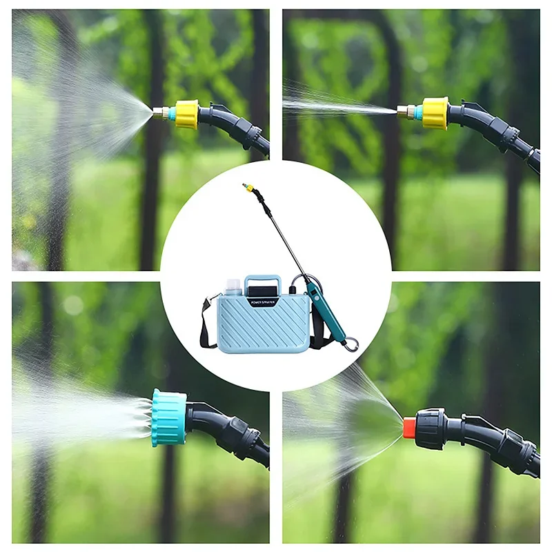 High Quality 5L Garden Electric Sprayer 2400MA Battery Sprayer Multiple Water Discharge Modes Bottle Mist Watering Atomizer Tool