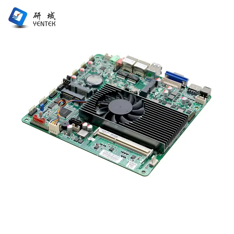BOLRZO I5 3210M HM77 dual high definition VGA + LVDS 2 Gigabit network interface card 2 COM RS422 485 DC12V low power