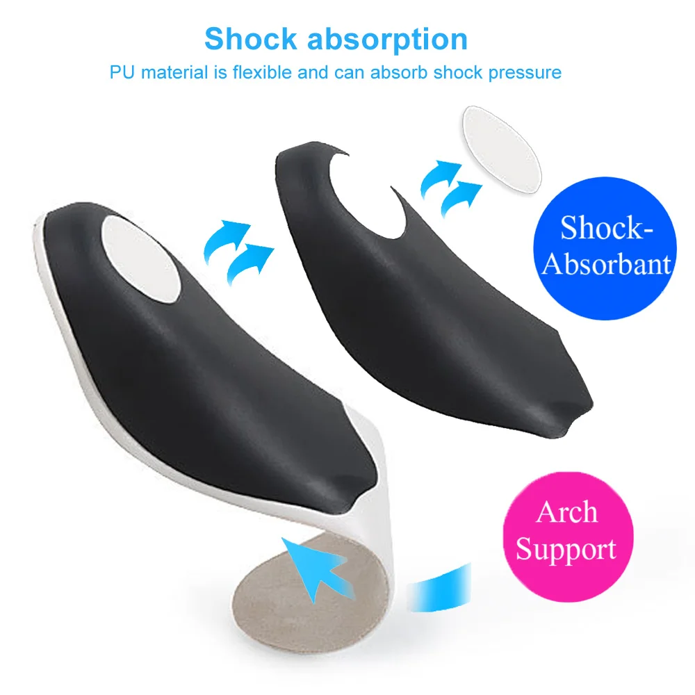 Children Kids Orthopedic Insoles Arch Support Flat Foot Flatfoot X O Leg Sports Orthotic Shoe Heel Pad Inserts KOTLIKOFF