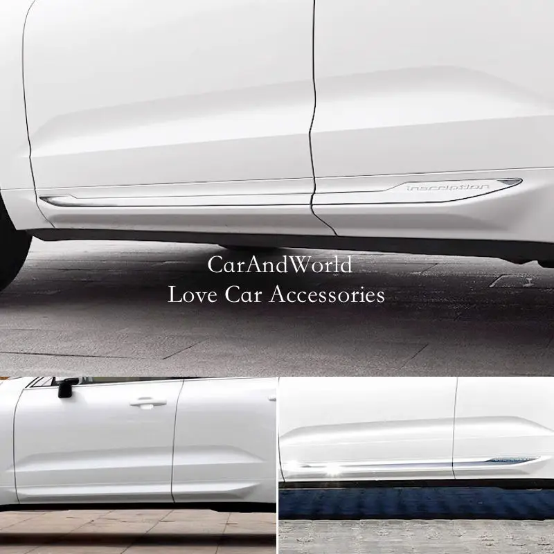 

ABS Chrome Автомобильная Боковая дверь, задняя панель, декоративная крышка, аксессуары для Volvo XC60 2018-2024