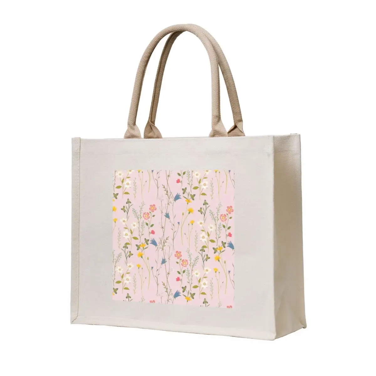 

Dreamy Floral Pattern Tote Bag Women's shopper bag custom canvas bag hand the tote