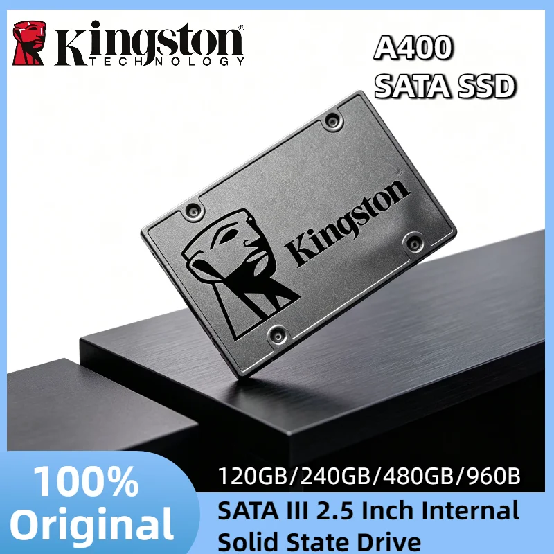 

Kingston Internal SSD A400 960GB 480GB 240GB 120GB 2.5 Inch SATA III Solid State Drive HDD Hard Disk Laptop Desktop PC