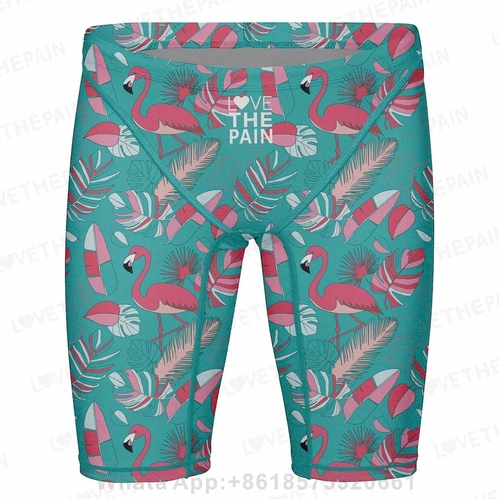 Love The Pain Swimming Trunks Summer Men Swimming Shorts Swim Surfing Trunks Briefs Racing Performance Short Inner Lining Shorts