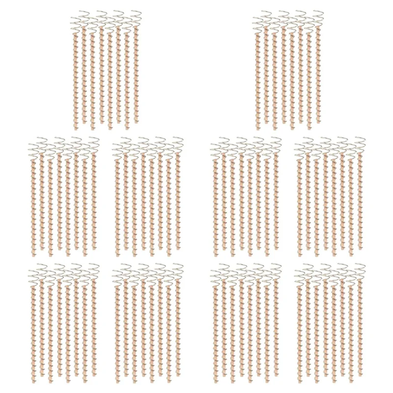 

ABFI 80-Pack Electroculture Copper Gardening Antenna - Pure Copper Wire, Copper Garden Stakes For Growing Plants (12 Inch)