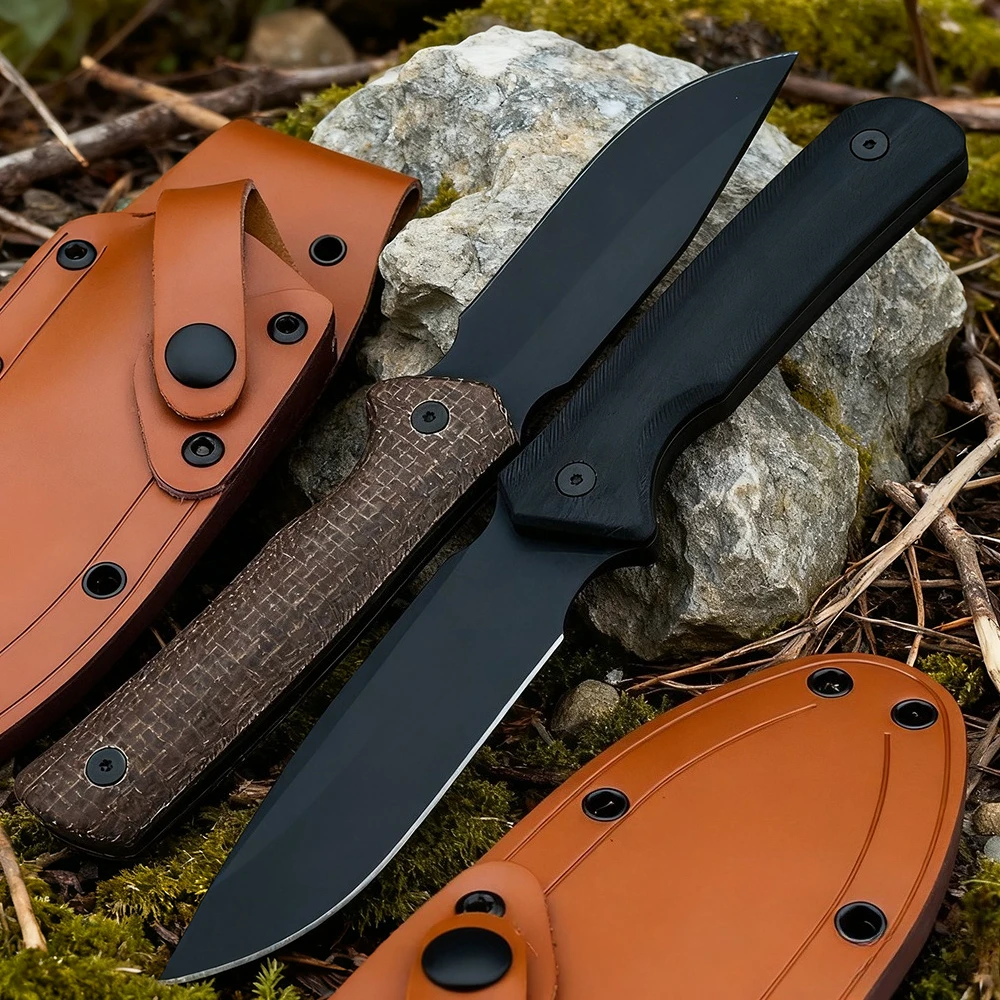 المحمولة البرية مغامرة بقاء الصيد سكين جيب في الهواء الطلق التخييم الصيد مستقيم سكين الغابة استكشاف EDC سكين