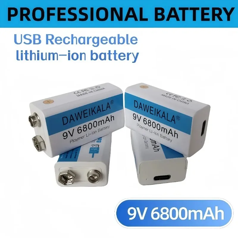 2026 New 9V 6800Mah…