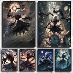 Pokemon Classic HD Canvas Painting Anime Figures Darkrai Poster Print Watercolor Wall Art Picture Modern Home Decor Kids Gifts