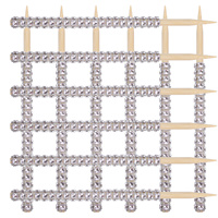 12Pcs Decorative Apples Stick Sparkle Candy Sticks Compact Lollipop Accessory for Cake Pops Supplies Acrylic Apples