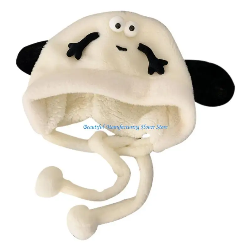 

E56A Hats for Womens Plush Warm Lovely Thickening Ear Cap Birthday Gift