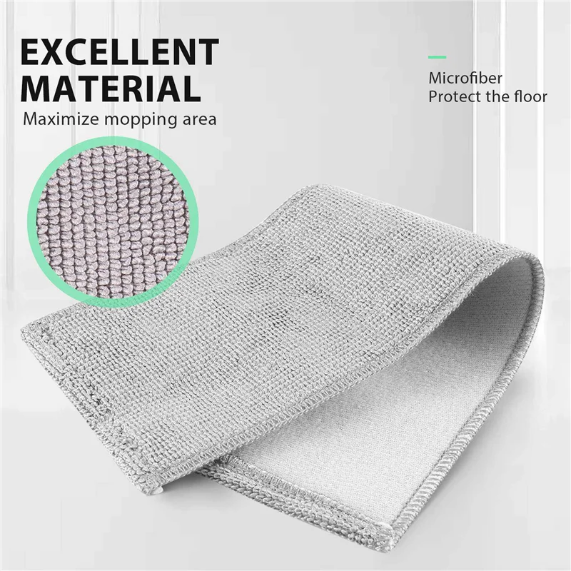 ABRW-6 Uds paño de mopa para Xiaomi Mijia G10 K10 aspiradora inalámbrica fregona accesorios de repuesto piezas