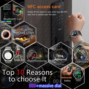 Huawei Outdoor Sports Smart Watch for Men, AMOLED screen, NFC, GPS compass, heart rate, waterproof, bluetooth, called, smartwatch, new, 2022 Main Sales GPS Watch - №5