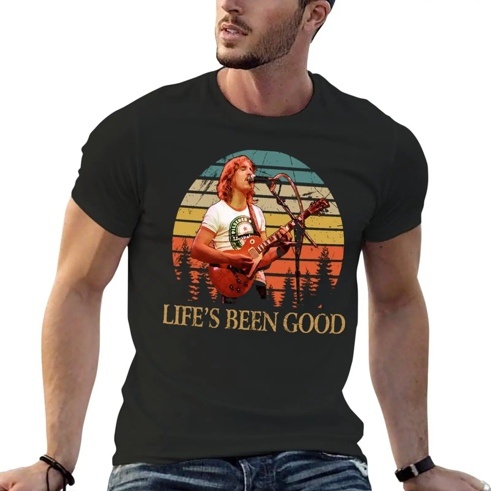 Life's Been Good Joe Walsh Slim Fit T-Shirt oversized aesthetic clothes graphic t shirts Blouse T-shirts for men cotton