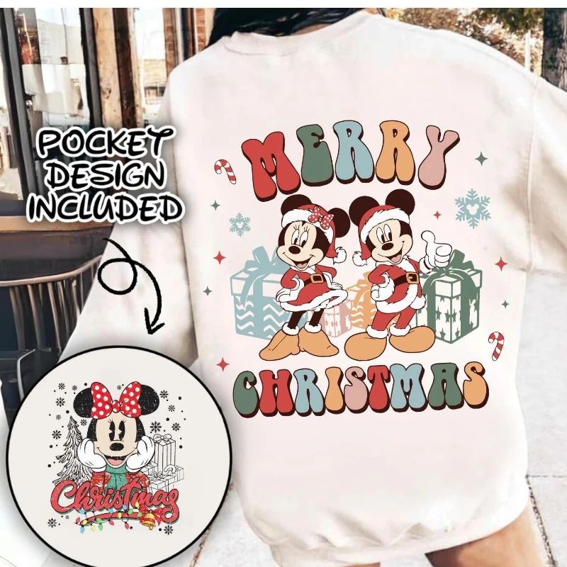 

Potdemiel Mickey Minnie Merry Christmas Sweatshirt Disney Christmas Sweatshirt Christmas Mickey Minnie Christmas Kids Sweatshirt
