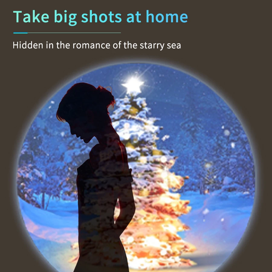 USB التوصيل مصباح الإسقاط عيد الميلاد كوكب هالوين سلسلة موضوع اختياري داخلي إضاءة ديكورية للسقف استبدال موضوع