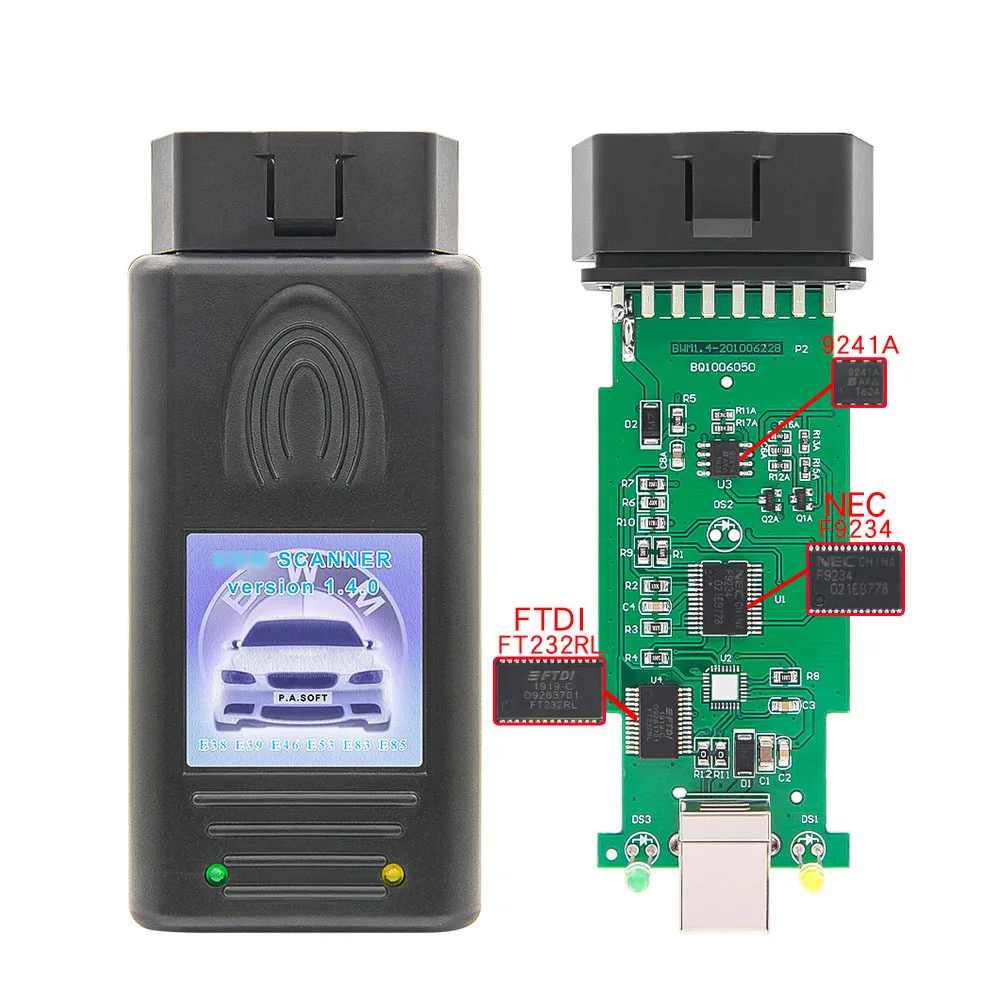 

USB Diagnostic Interface For Windows XP For BMW Scanner 1.4.0 Repairing Tools Multi-Function Unlock Version