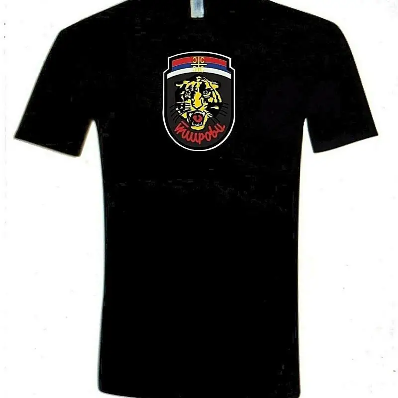ARKAN'S TIGERS (Serbian Volunteer Guard)-{War in Bosnia/Yugoslavia} T-SHIRT-Sz.L