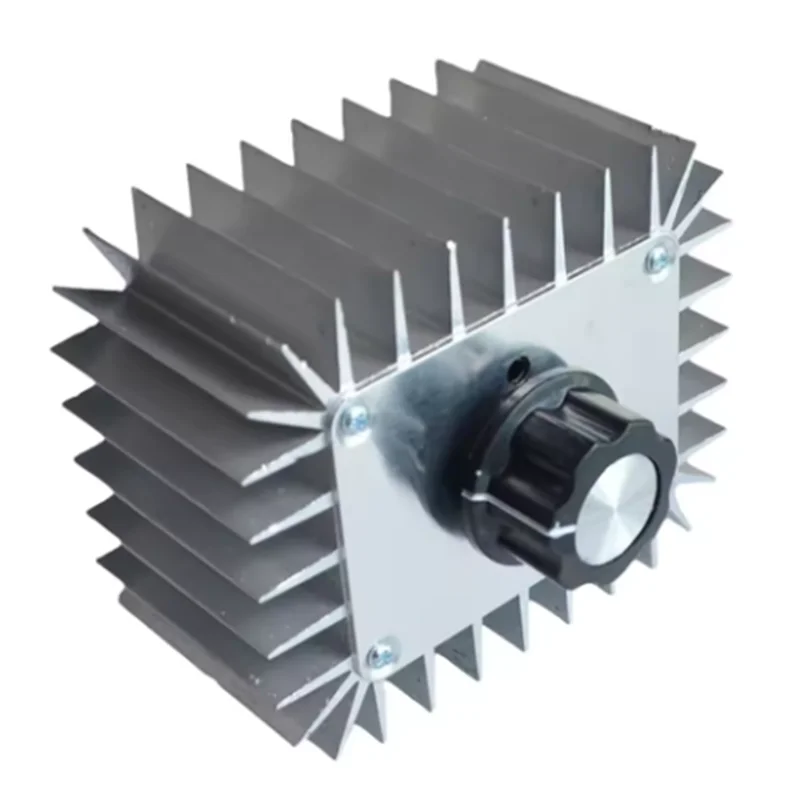 High power electronic voltage regulator 5000W 220V with shell thyristor voltage regulator for temperature and dimming control