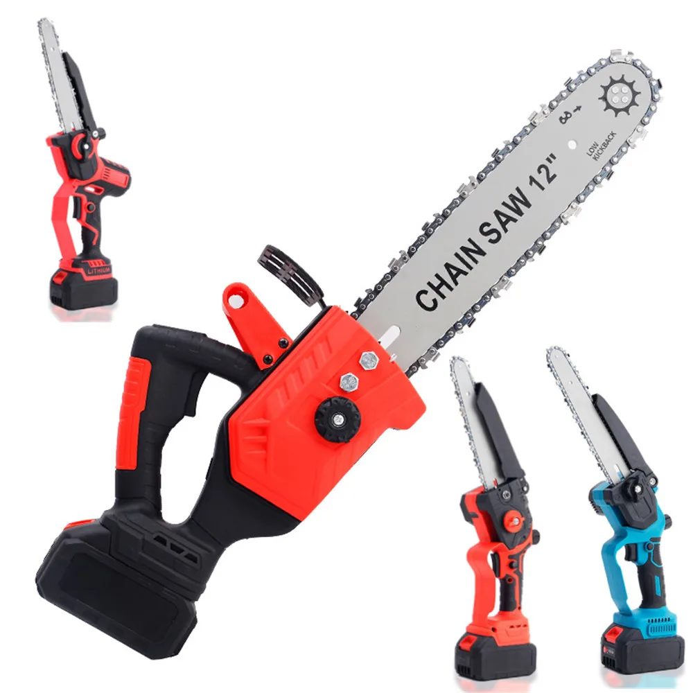 

Brushless Lithium Chain Saw Outdoor Logging Saw 8/12-Inch Smart Electronic Display High-Speed Single-Hand Saw 전기톱 Kettensäge