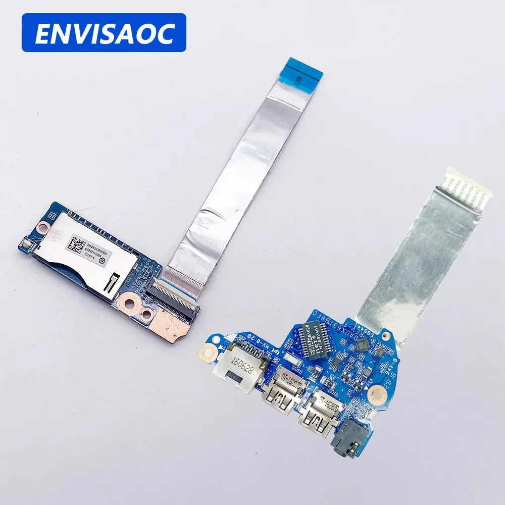 Do laptopa HP Probook 450 G3 455 G3 470 G3 Czytnik kart USB Karta sieciowa RJ45 Zestaw słuchawkowy Audio Jack Board DA0X63TB6F1 DA0X63TH6G0
