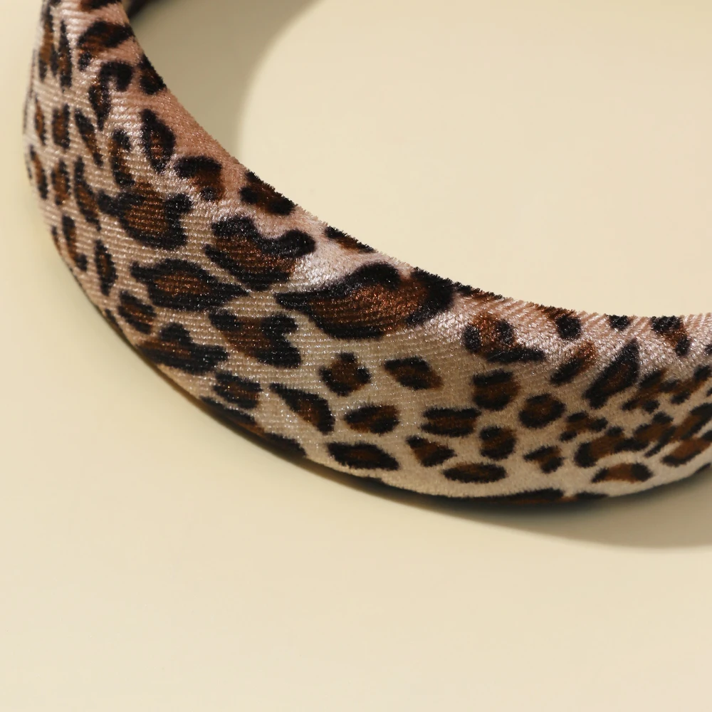 Leopard Girls Headbands Women Fashion Children Hair Bands Kids Handmade Headwear Hair Accessories