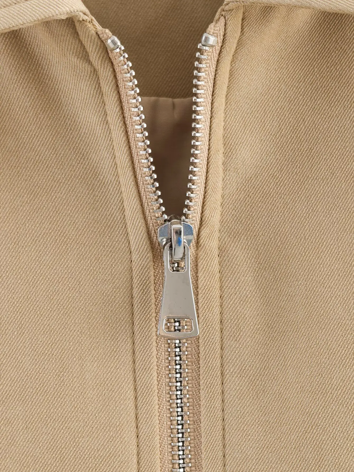 Solid Zipper Bomber Jackets For Women Lapel Cropped Jackets Woman 2025 Long Sleeve Woman's Sports Jacket New In Outerwears Tops