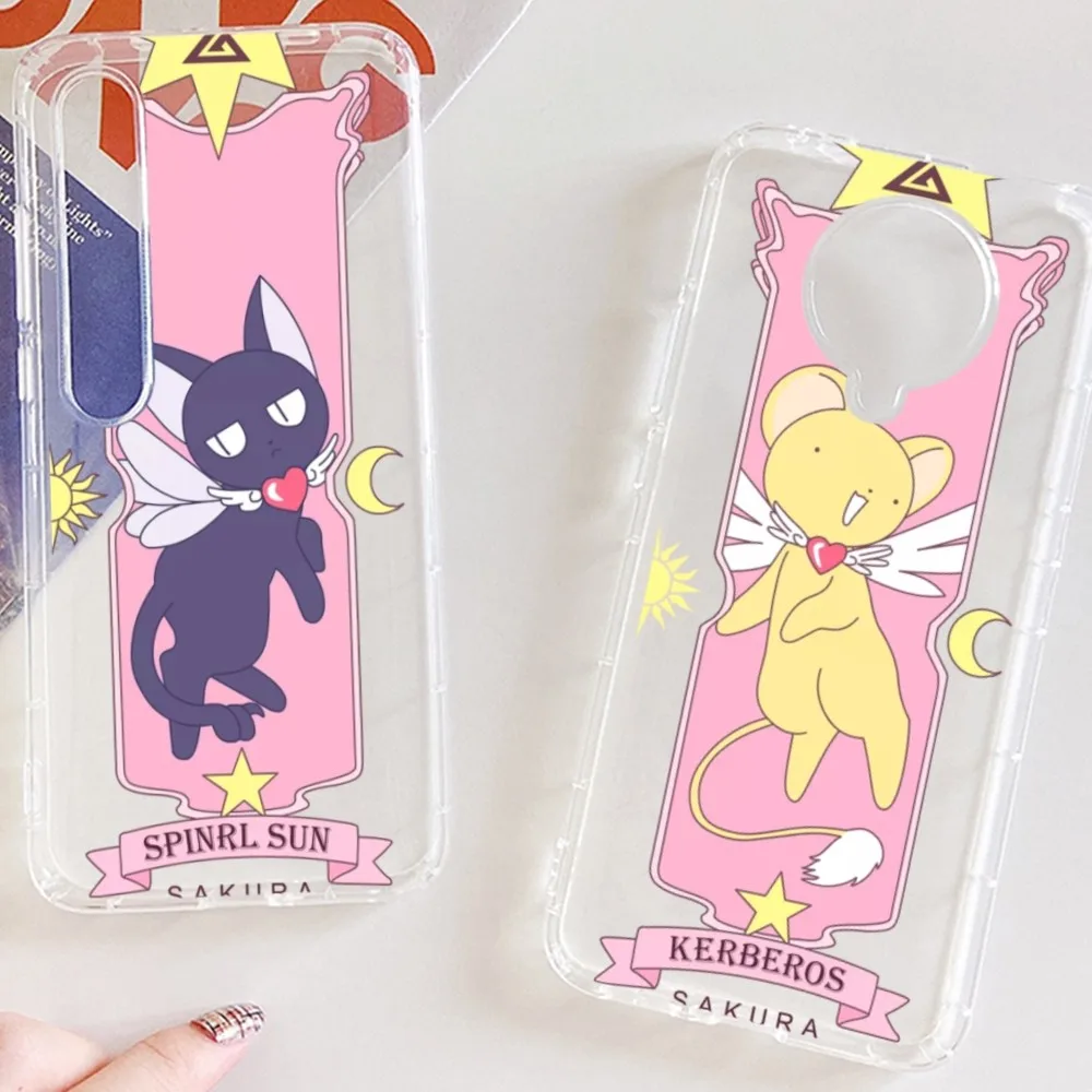 Anime Sakura  Phone Case For Samsung S 20 21 22 23 for Redmi Note7 8 9 10 for Huawei P20 30 40 Clear Case