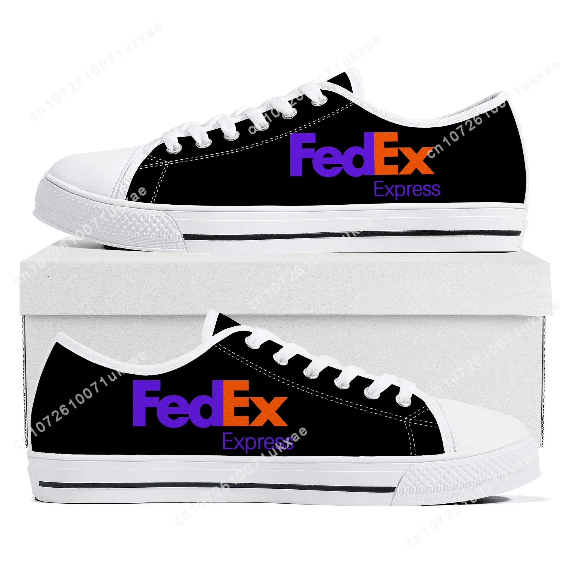 FedEx Low Top Sneakers Mens Womens Teenager High Quality United States Courier Canvas Sneaker Couple Casual Shoes Custom Shoe
