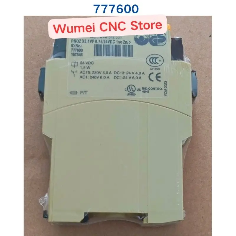 brand new original safety relay PNOZ X2.1 777600