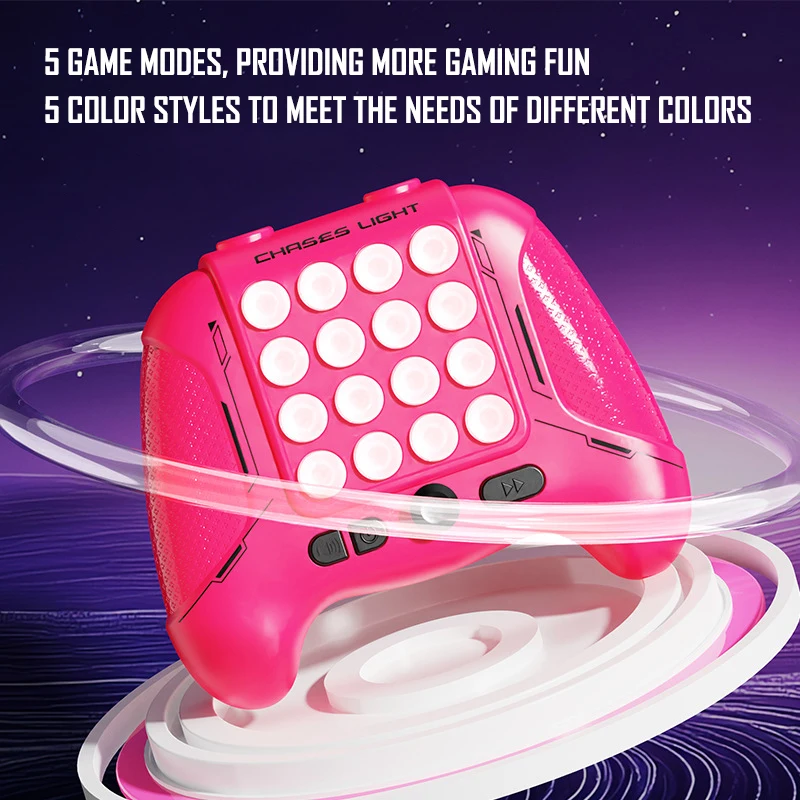 

Игровая консоль Chases Light, электронная поп-подсветка, игровая ручка Quick Push, игрушки для детей и взрослых, Непоседа, антистресс, снятие