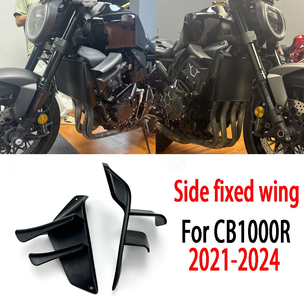 dla Honda CB1000R 2021-2024 Przedni Spoiler Dolny Spoiler Kołnierzowy Spoiler Boczny Komponent Przedniego Spoilera CB1000R