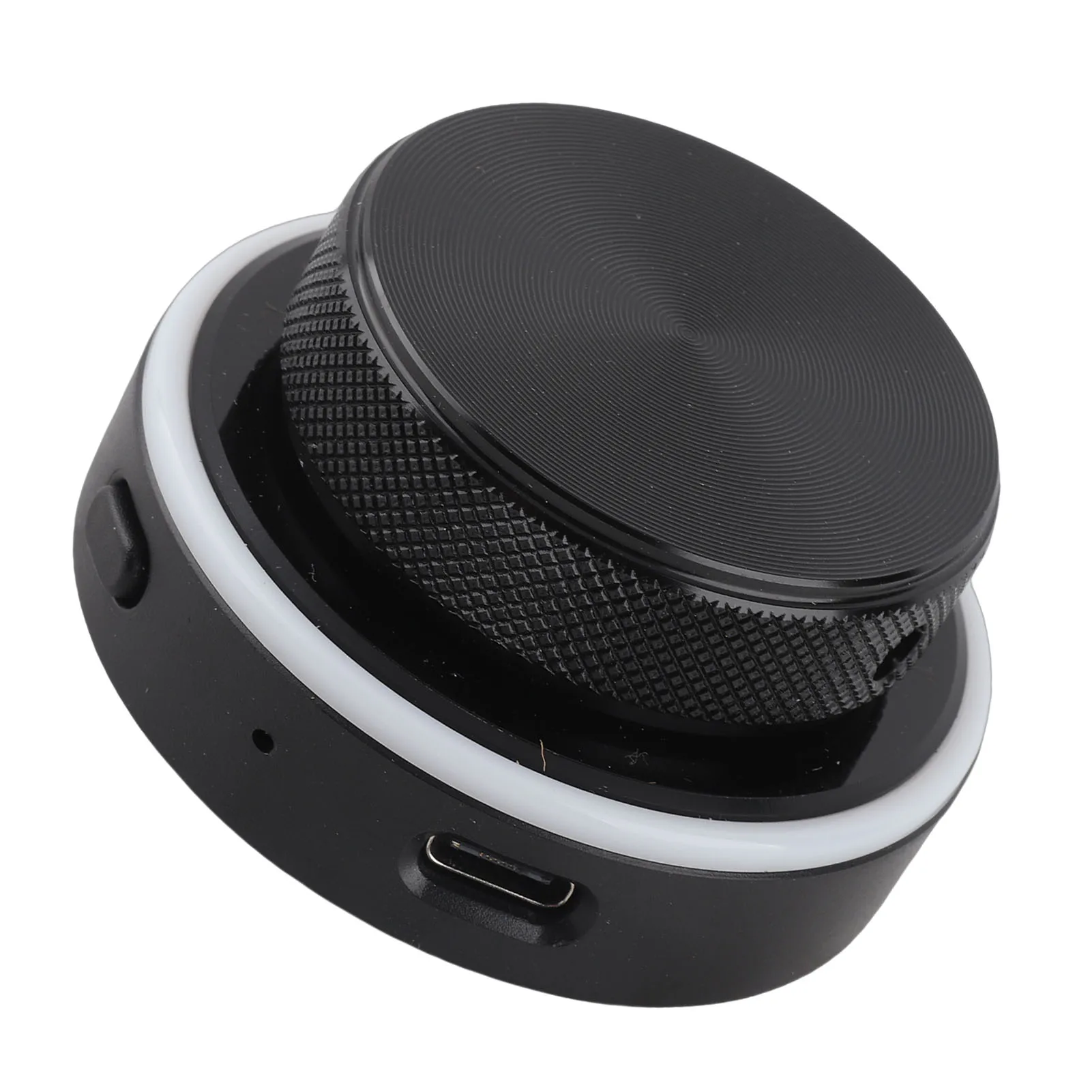 

Customizable Knob Controller 2.4G Bluetooth USB C Connection Volume Control Knob with RGB Light for PC Phone Tablet Laptop