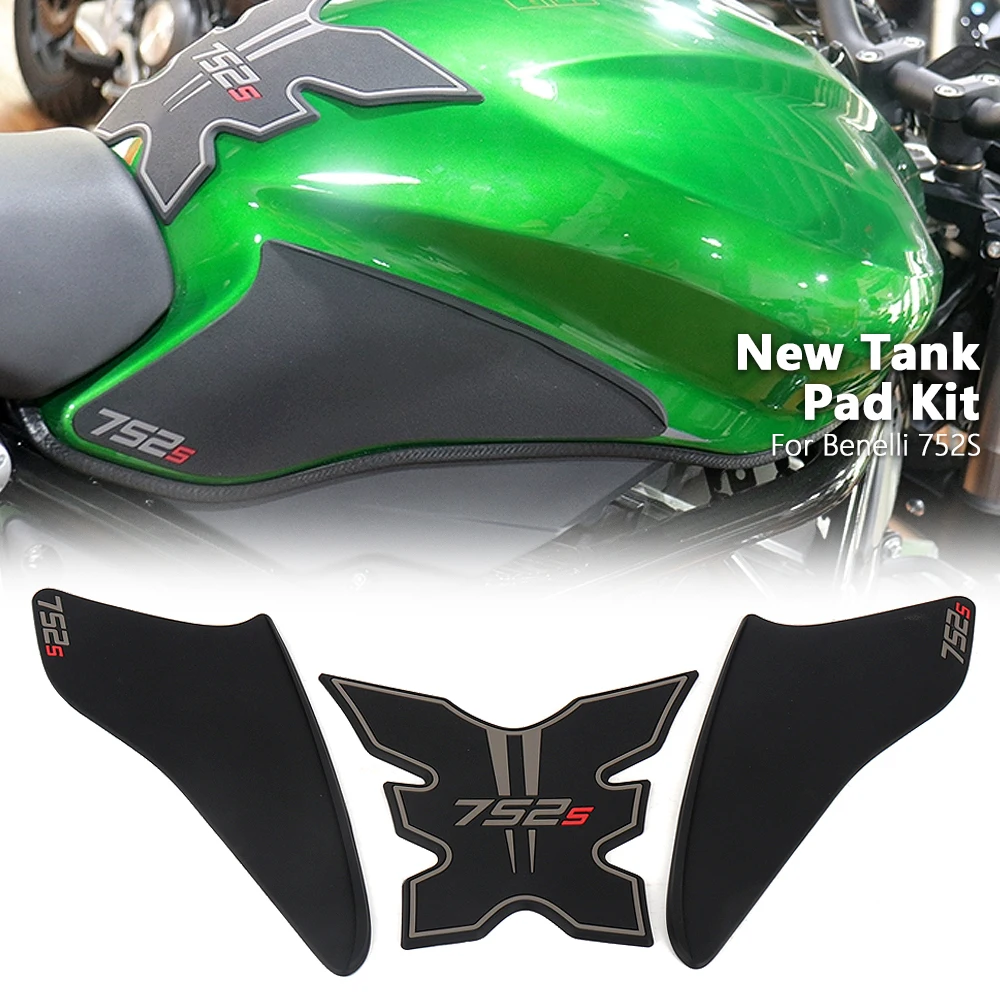 

New Motorcycle Accessories Fuel Tank Pad Stickers Anti Slip Rubber Tankpad Set For Benelli 752S 752s 752 S