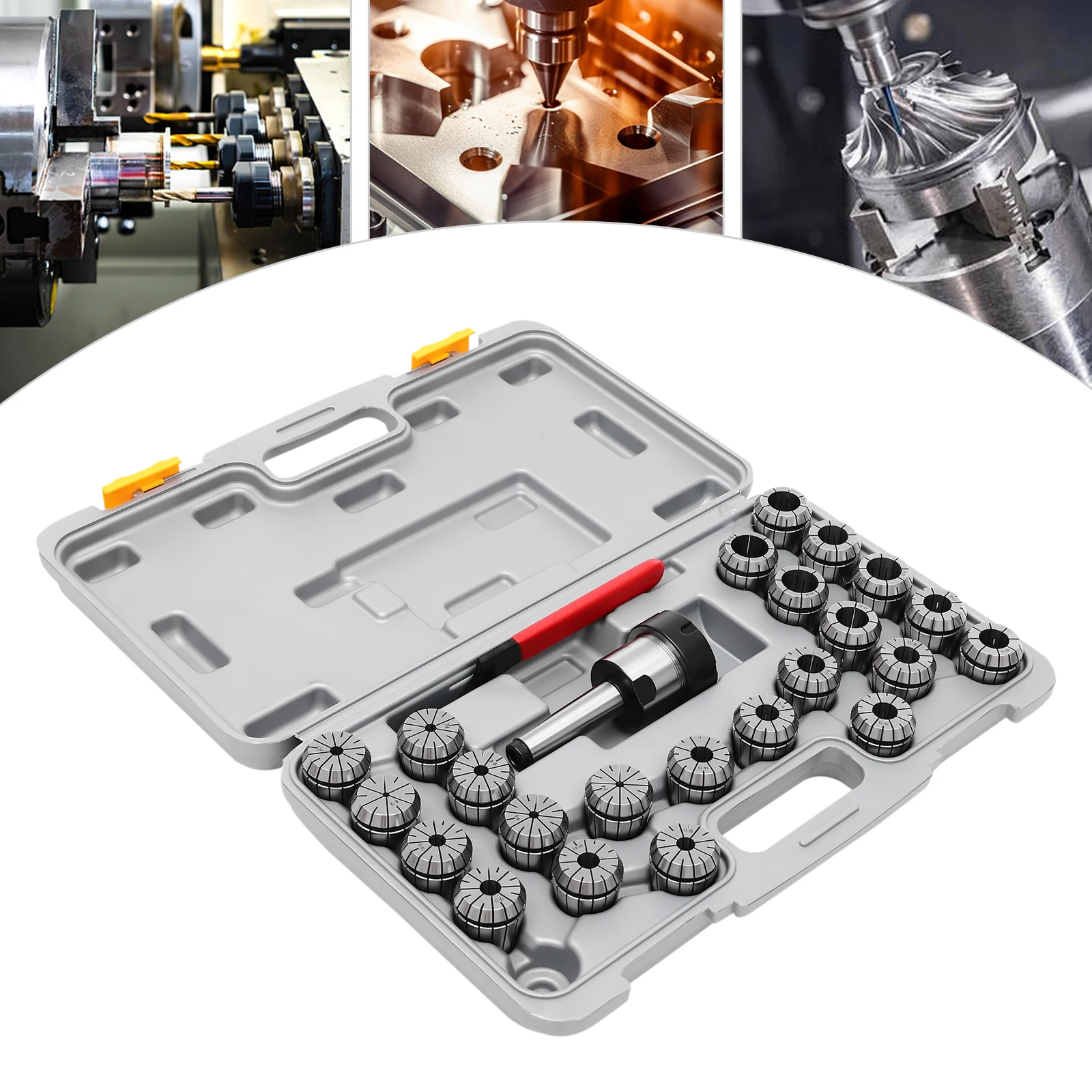 Set di 23 Pinze ER40, Set di Pinze di Precisione MK3 da 0,16-1,02 pollici, Portautensili CNC per Fresatrice e Macchina per Incisione