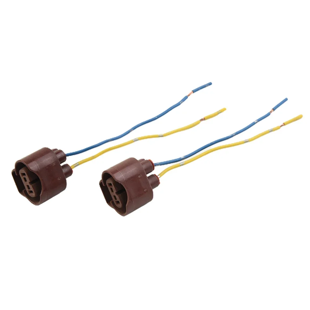 Wire Harness Light Socket Professional Installation Two Harness Fog Wire Pigtail Female U Copper Wire 14 Gauge Wire