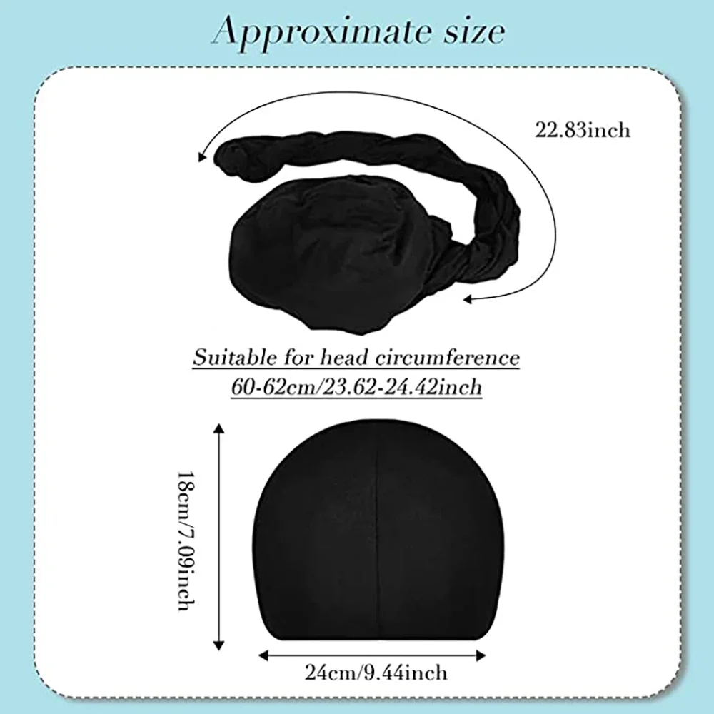 Vintage Turban for Men Vintage Head Wraps For Men Stretch Modal And Satin Turban Scarf Tie For Hair