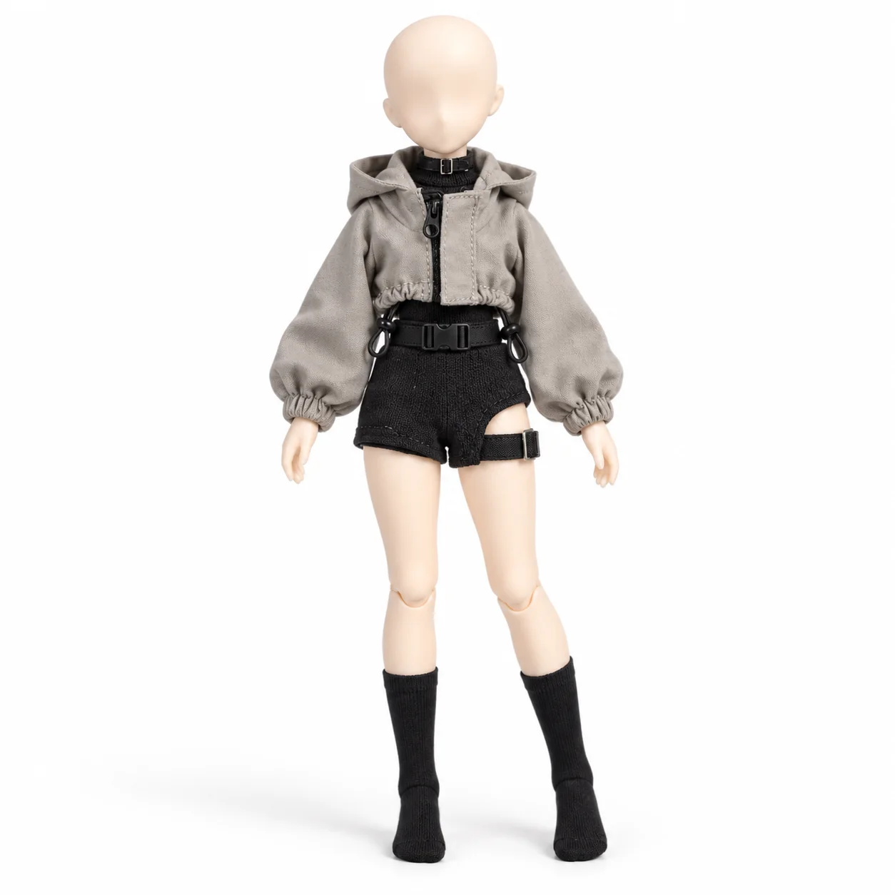 1:12 Ratio 12 Points Bjd Machine Girl Mingyue Body Work Jacket Cool And Handsome Killer Kotobukiya Baby Clothes