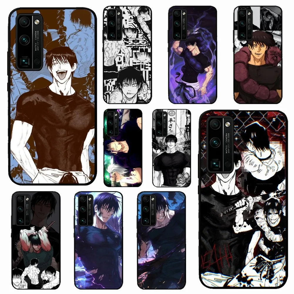 Japanese Anime Tyrant Fushiguro Toji Silvering Phone Case For Huawei Honor 10 9 7A 9X 30 50 60 70 Pro Plus Soft Silicone Cover