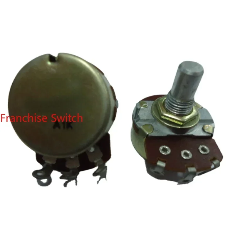 

10 шт. потенциометров для электрогитары и игровых консолей, одноканальные, RV24AF-10 A1K 15R