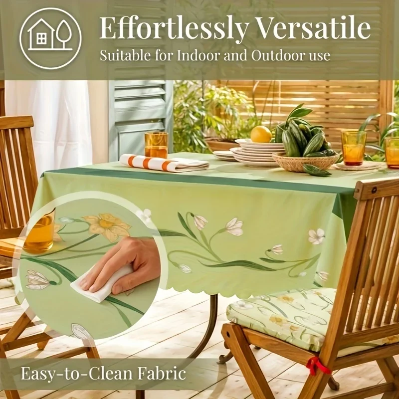 For the spring festival, there are various choices of indoor and outdoor tablecloths and table covers,yzb