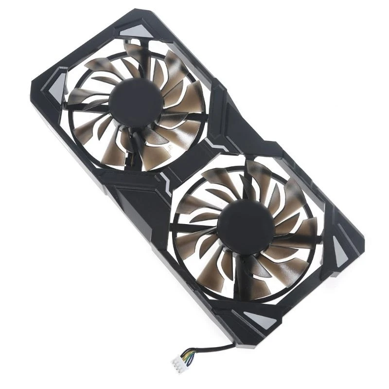 LX0B 2x GPU Cooling Video Card Replace for ZOTAC P106-100 6GB GTX1060 ZT-M10600A-10B Graphics Card Radiator Long Service