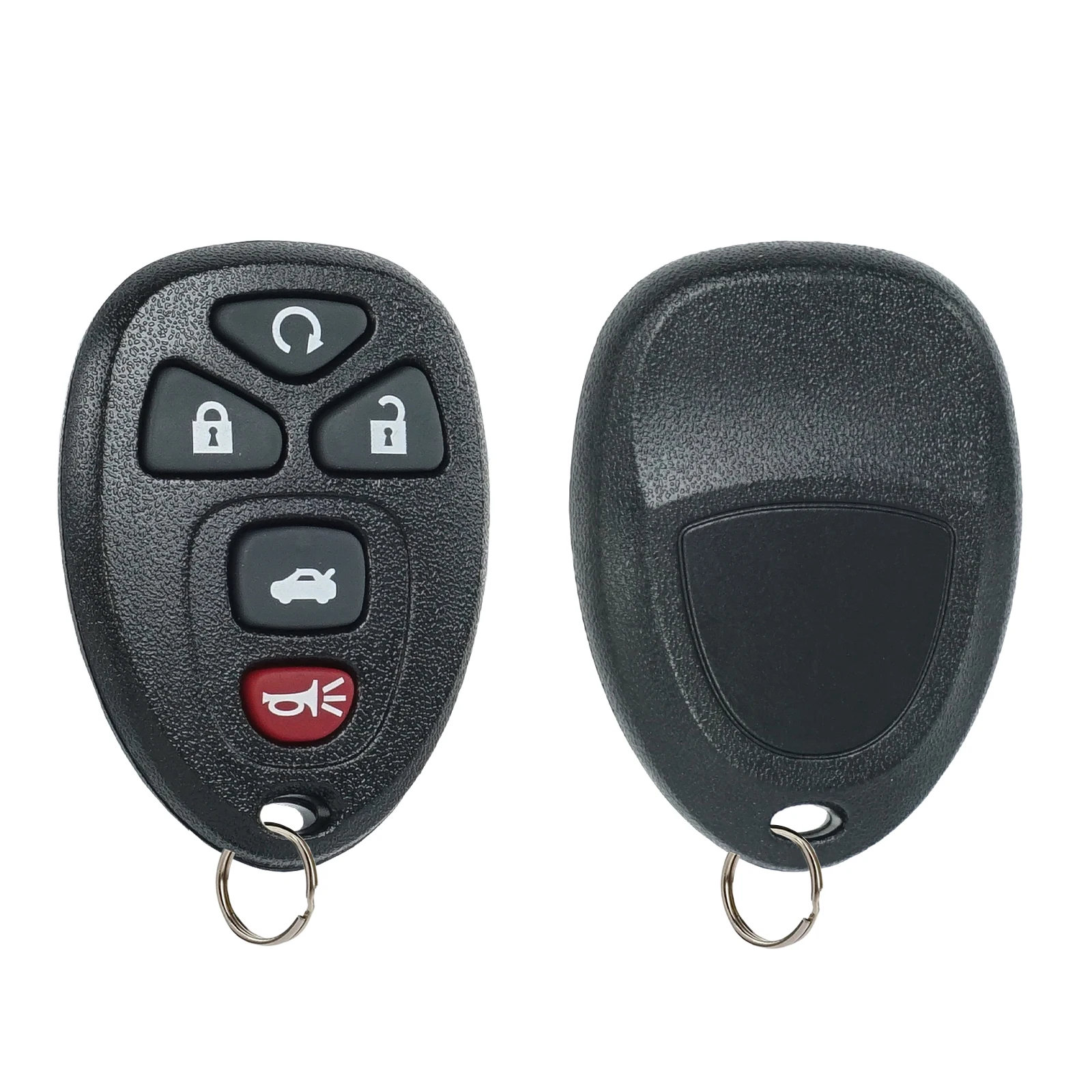 2PCS Car Key Fob For 2007 2008 2009 2010 2012 2013 Chevrolet Impala Monte Carlo Remote Key Fob 5 Buttons 315Mhz OUC60270